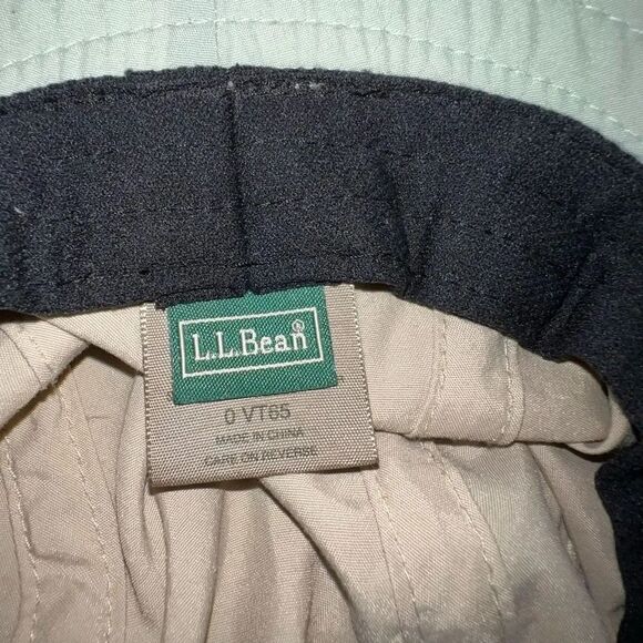 L.L. Bean Adult Large Beige Nylon Blend Adjustable Drawstring Wide Brim Sun Hat - Picture 6 of 7